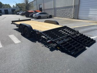 New 10ET-20BK-MR BIG TEX 7' X 20' TANDEM AXLE EQUIPMENT TRAILER W/ MEGA RAMPS