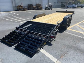 New 10ET-20BK-MR BIG TEX 7' X 20' TANDEM AXLE EQUIPMENT TRAILER W/ MEGA RAMPS