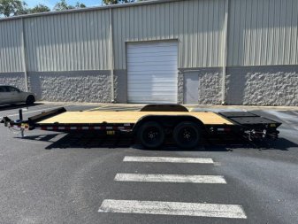 New 10ET-20BK-MR BIG TEX 7' X 20' TANDEM AXLE EQUIPMENT TRAILER W/ MEGA RAMPS
