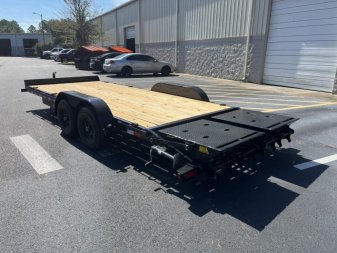 New 10ET-20BK-MR BIG TEX 7' X 20' TANDEM AXLE EQUIPMENT TRAILER W/ MEGA RAMPS