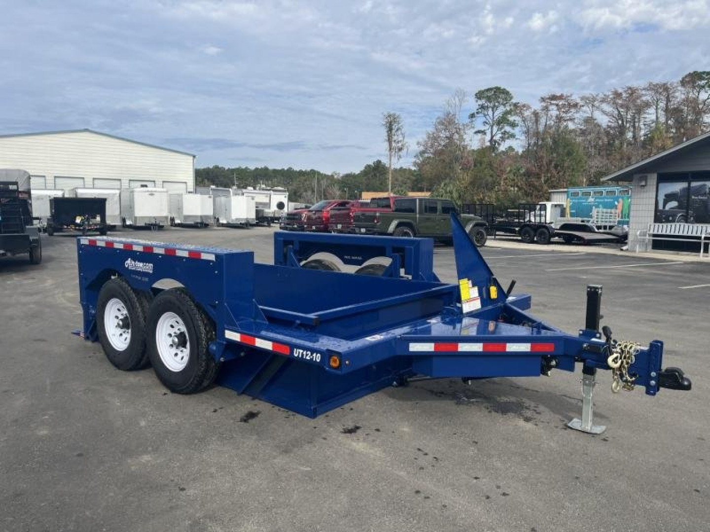New UT12-10 AIR TOW 6'3" X 12' DROP DECK / EQUIPMENT TRAILER