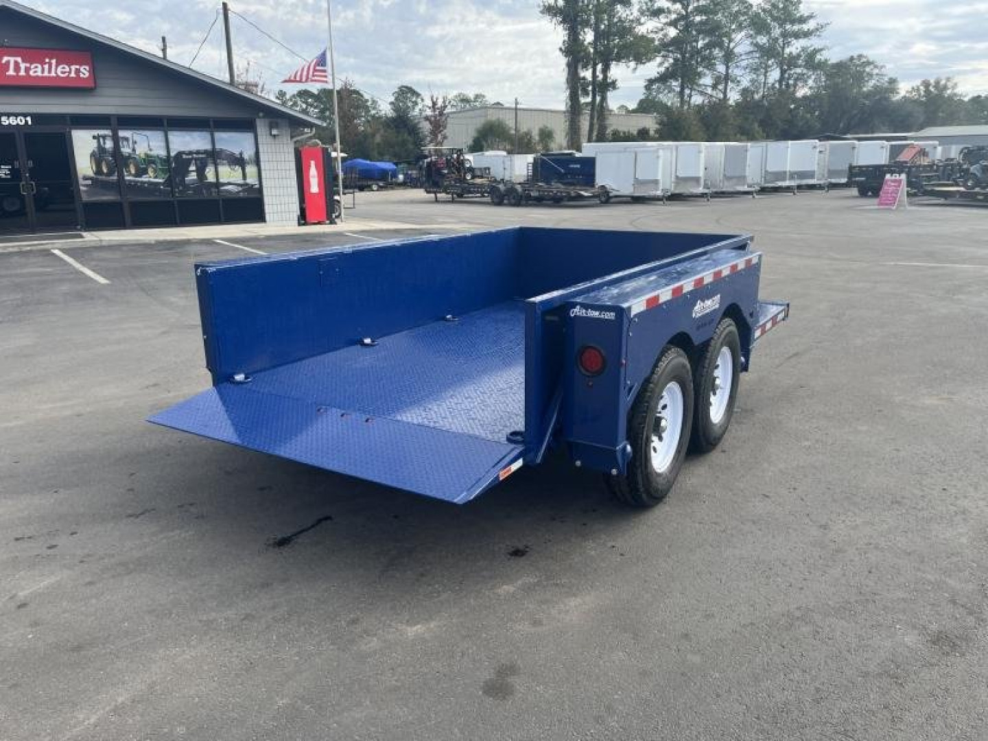 New UT12-10 AIR TOW 6'3" X 12' DROP DECK / EQUIPMENT TRAILER