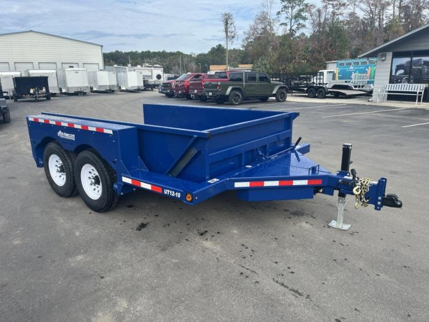 New UT12-10 AIR TOW 6'3" X 12' DROP DECK / EQUIPMENT TRAILER