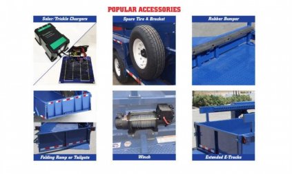 New UT12-10 AIR TOW 6'3" X 12' DROP DECK / EQUIPMENT TRAILER