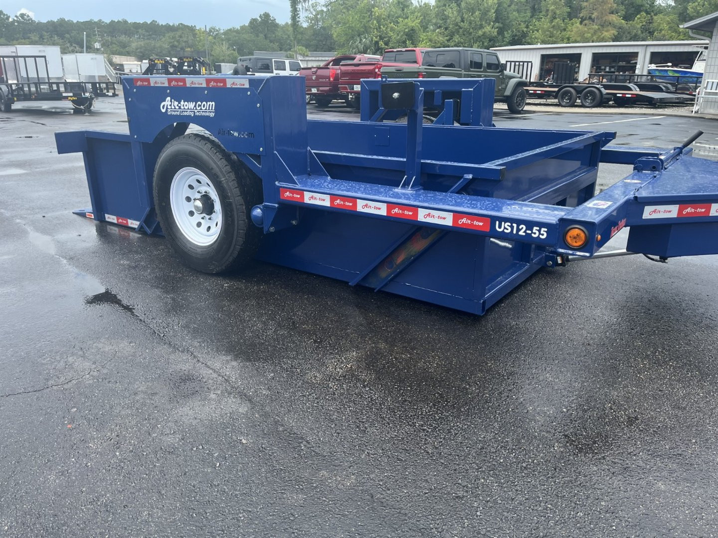 New US12-55 AIR TOW 6'3" X 12' DROP DECK / EQUIPMENT TRAILER
