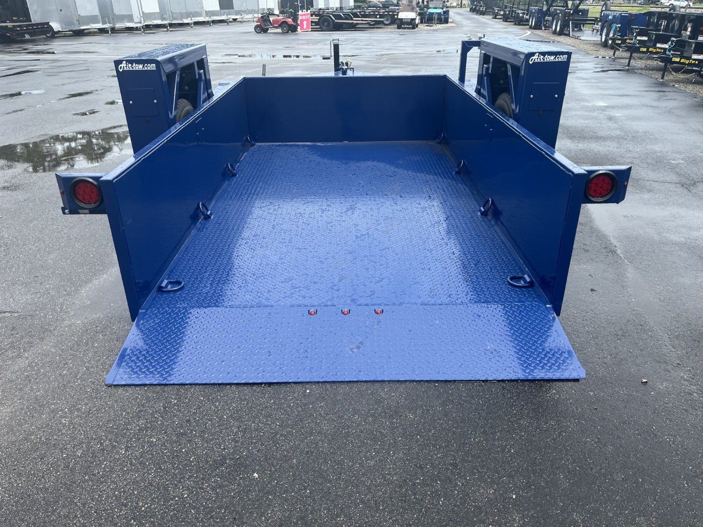 New US12-55 AIR TOW 6'3" X 12' DROP DECK / EQUIPMENT TRAILER