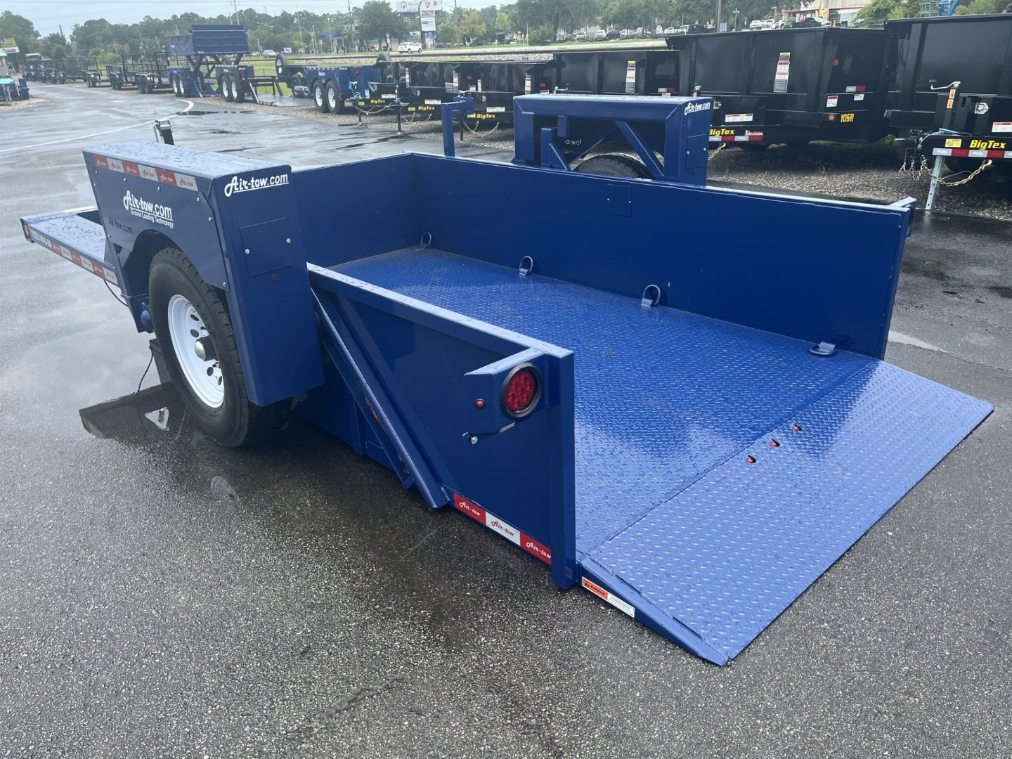 New US12-55 AIR TOW 6'3" X 12' DROP DECK / EQUIPMENT TRAILER