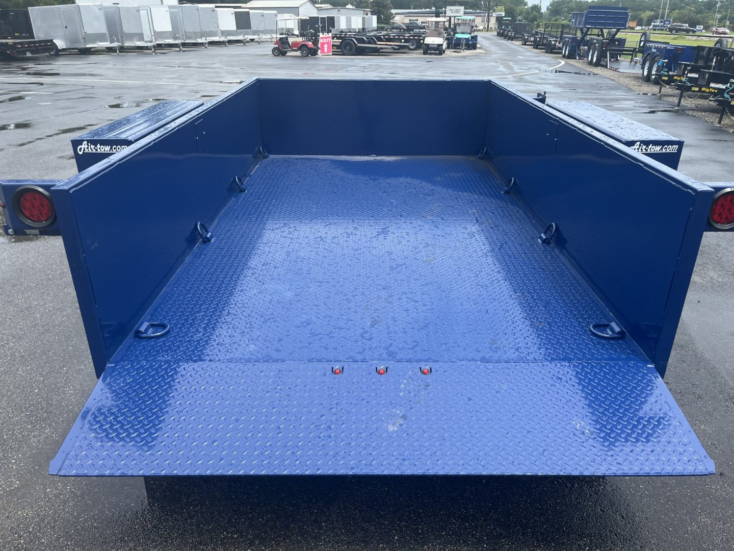 New US12-55 AIR TOW 6'3" X 12' DROP DECK / EQUIPMENT TRAILER