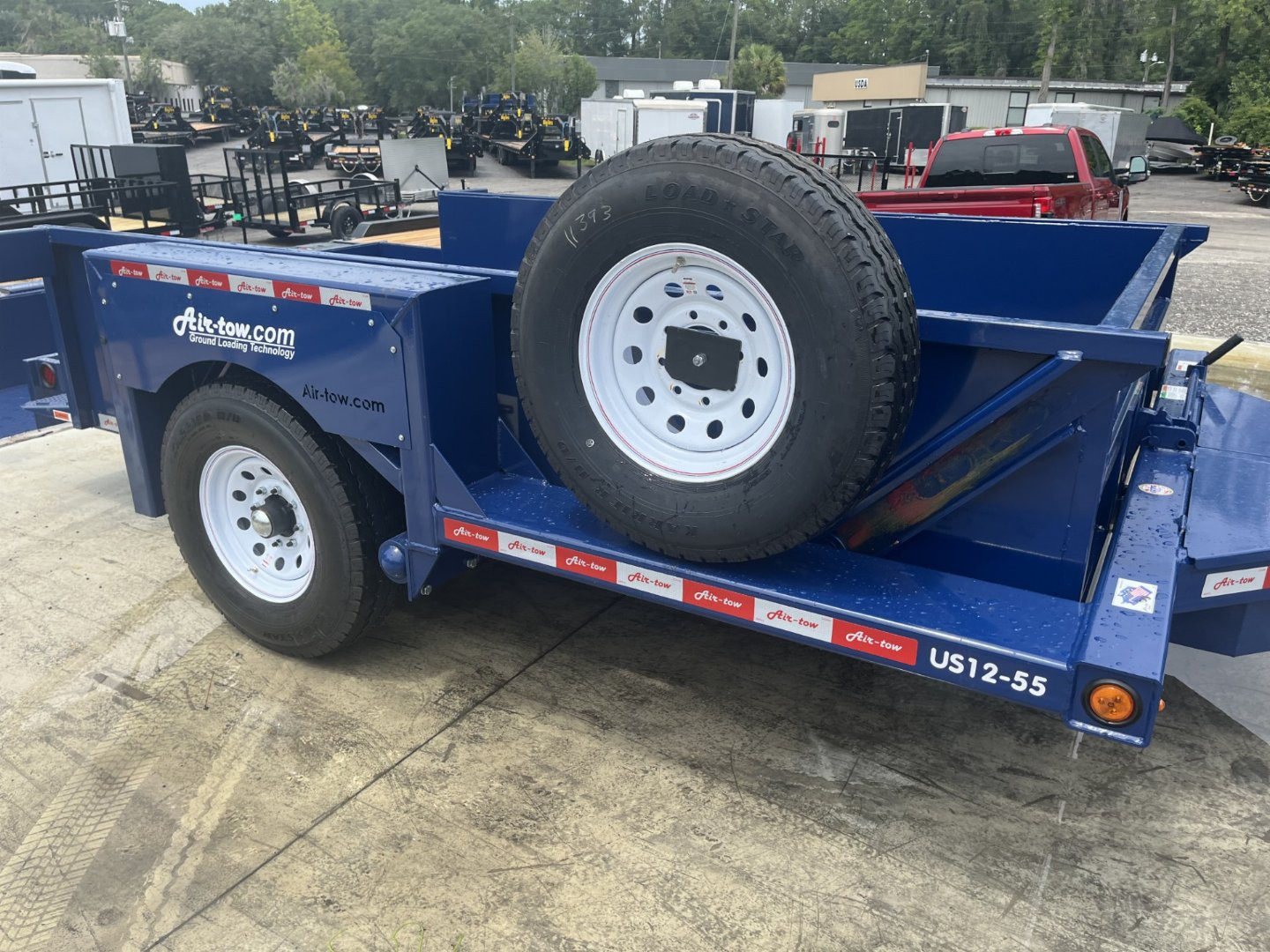 New US12-55 AIR TOW 6'3" X 12' DROP DECK / EQUIPMENT TRAILER