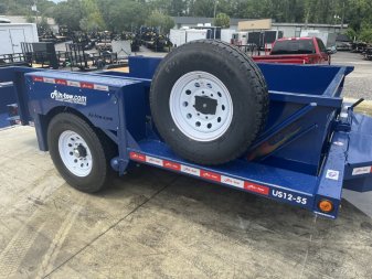 New US12-55 AIR TOW 6'3" X 12' DROP DECK / EQUIPMENT TRAILER