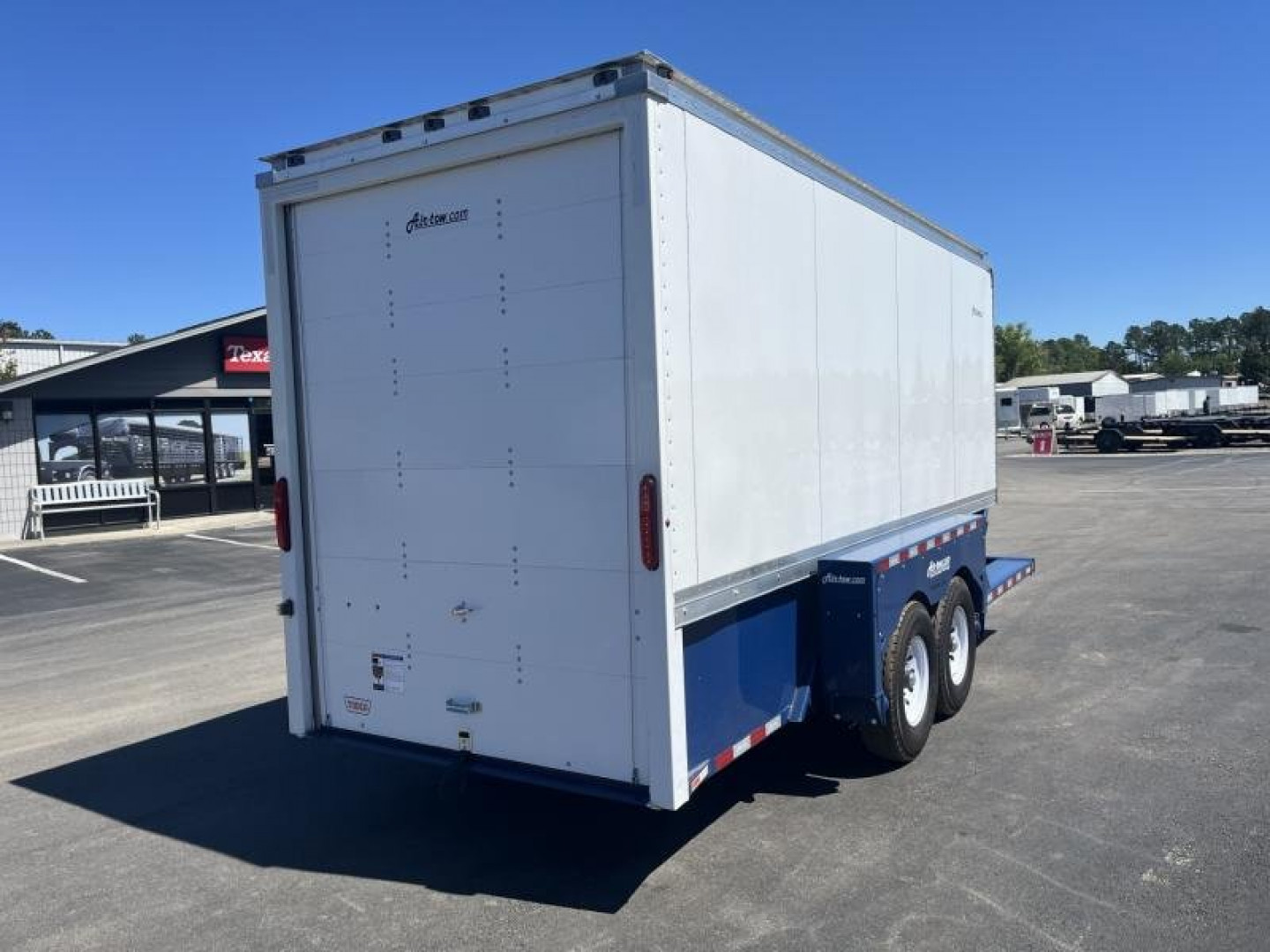 New E16-XL AIR TOW 6'3" X 16' DROP DECK / ENCLOSED CARGO TRAILER
