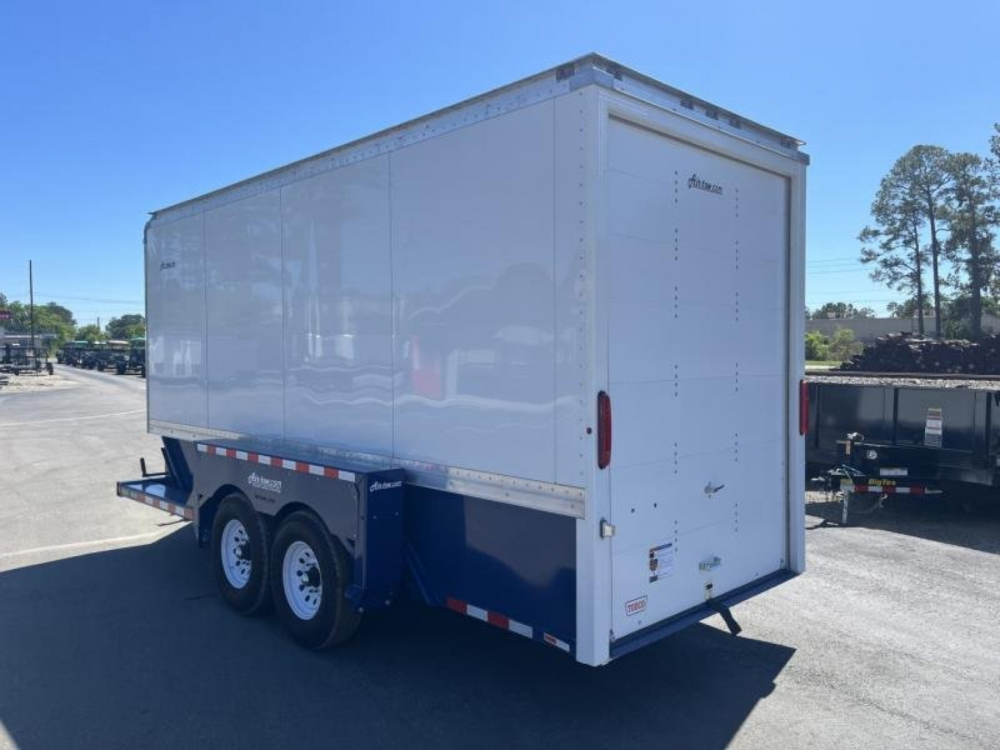 New E16-XL AIR TOW 6'3" X 16' DROP DECK / ENCLOSED CARGO TRAILER
