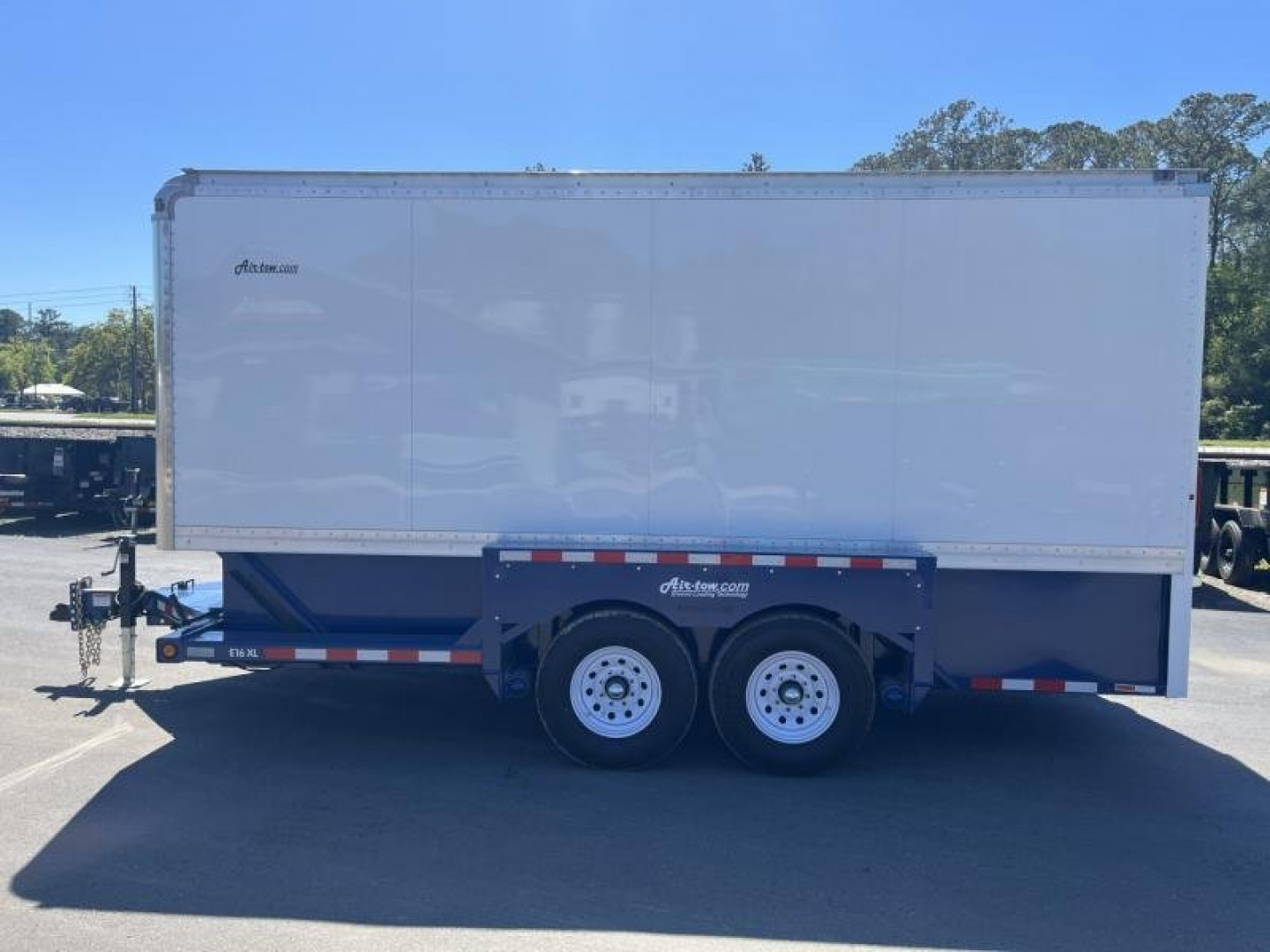 New E16-XL AIR TOW 6'3" X 16' DROP DECK / ENCLOSED CARGO TRAILER