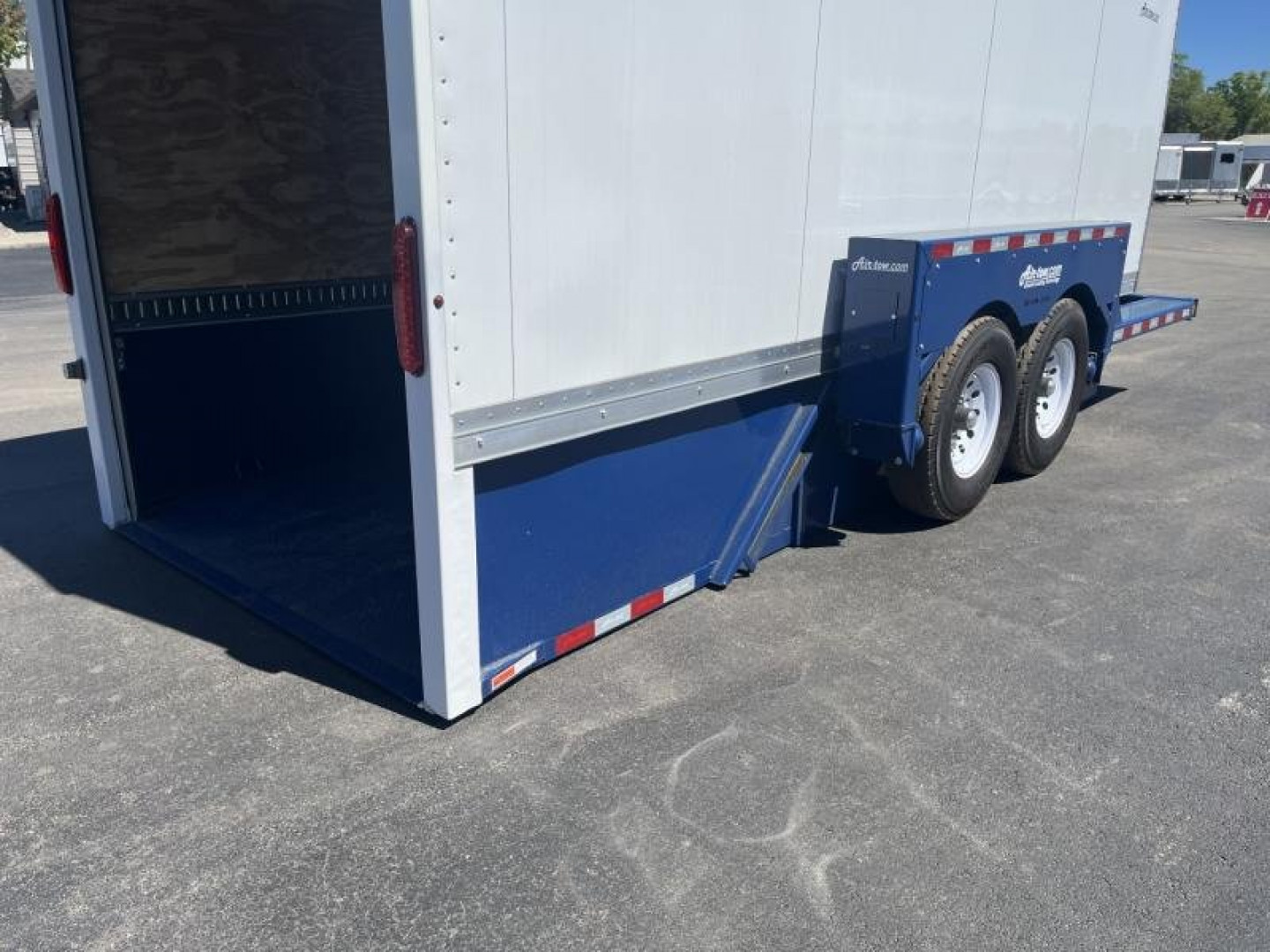 New E16-XL AIR TOW 6'3" X 16' DROP DECK / ENCLOSED CARGO TRAILER