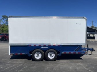 New E16-XL AIR TOW 6'3" X 16' DROP DECK / ENCLOSED CARGO TRAILER