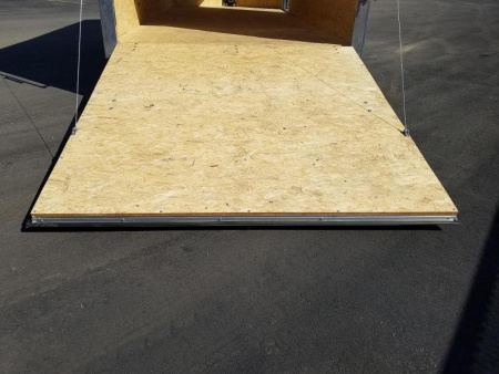 New EZEC7X14- IF E-Z HAULER 7' X14' ALL ALUMINUM FRAME ENCLOSED CARGO TRAILER W/ REAR RAMP DOOR & SIDE DOOR