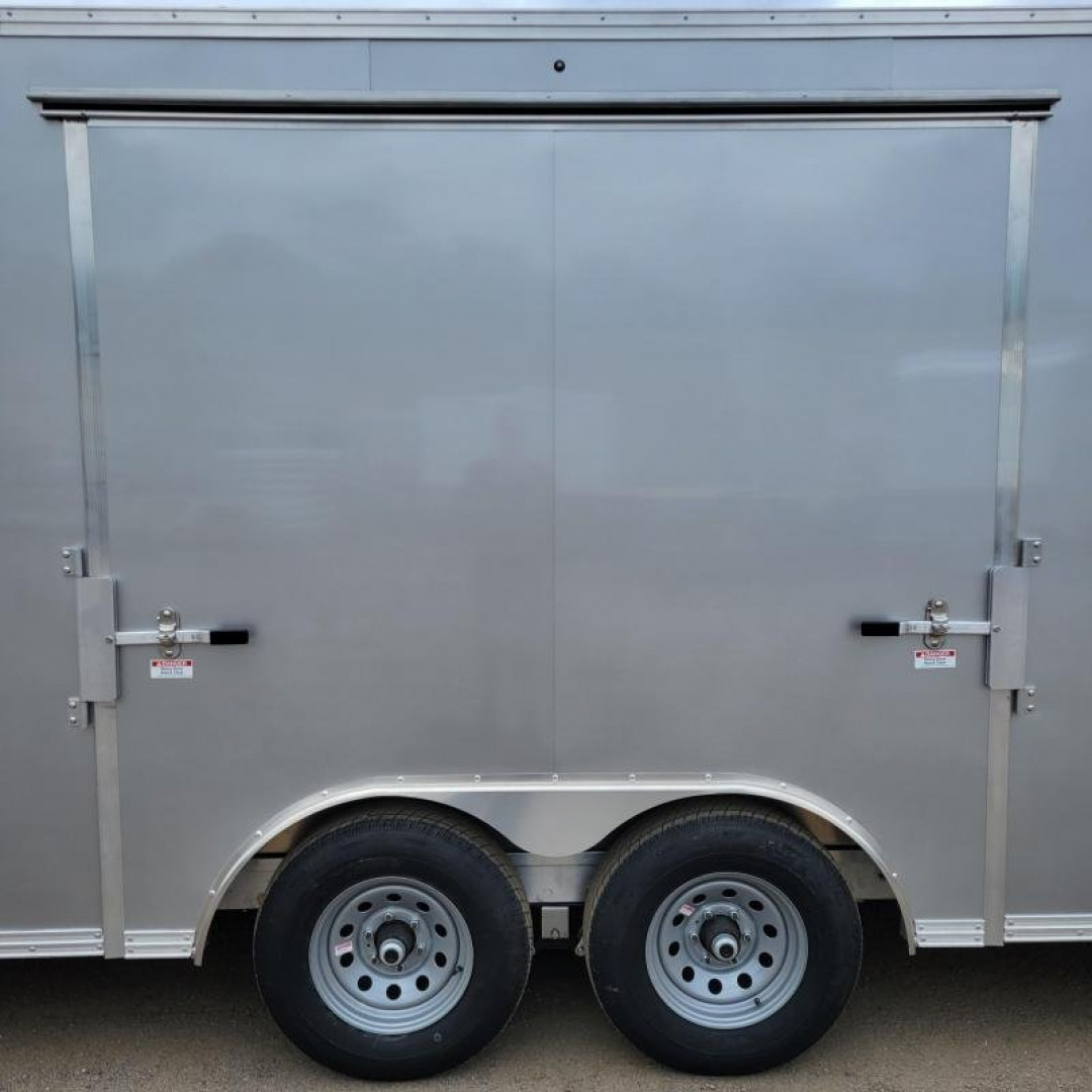 New EZEC8.5X24-IF ELITE E-ZHAULER 8.5' X 24' ALL ALUMINUM FRAME ENCLOSED CAR HAULER W/ ELITE ESCAPE DOOR