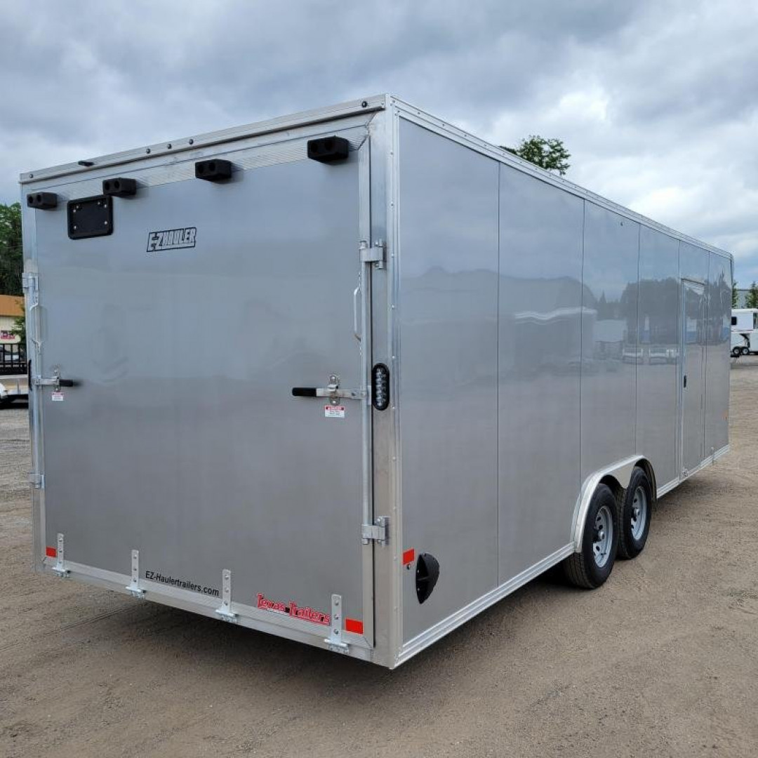New EZEC8.5X24-IF ELITE E-ZHAULER 8.5' X 24' ALL ALUMINUM FRAME ENCLOSED CAR HAULER W/ ELITE ESCAPE DOOR