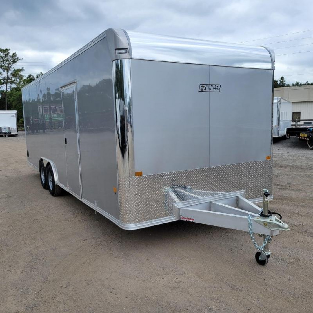 New EZEC8.5X24-IF ELITE E-ZHAULER 8.5' X 24' ALL ALUMINUM FRAME ENCLOSED CAR HAULER W/ ELITE ESCAPE DOOR