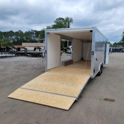 New EZEC8.5X24-IF ELITE E-ZHAULER 8.5' X 24' ALL ALUMINUM FRAME ENCLOSED CAR HAULER W/ ELITE ESCAPE DOOR