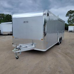 New EZEC8.5X24-IF ELITE E-ZHAULER 8.5' X 24' ALL ALUMINUM FRAME ENCLOSED CAR HAULER W/ ELITE ESCAPE DOOR