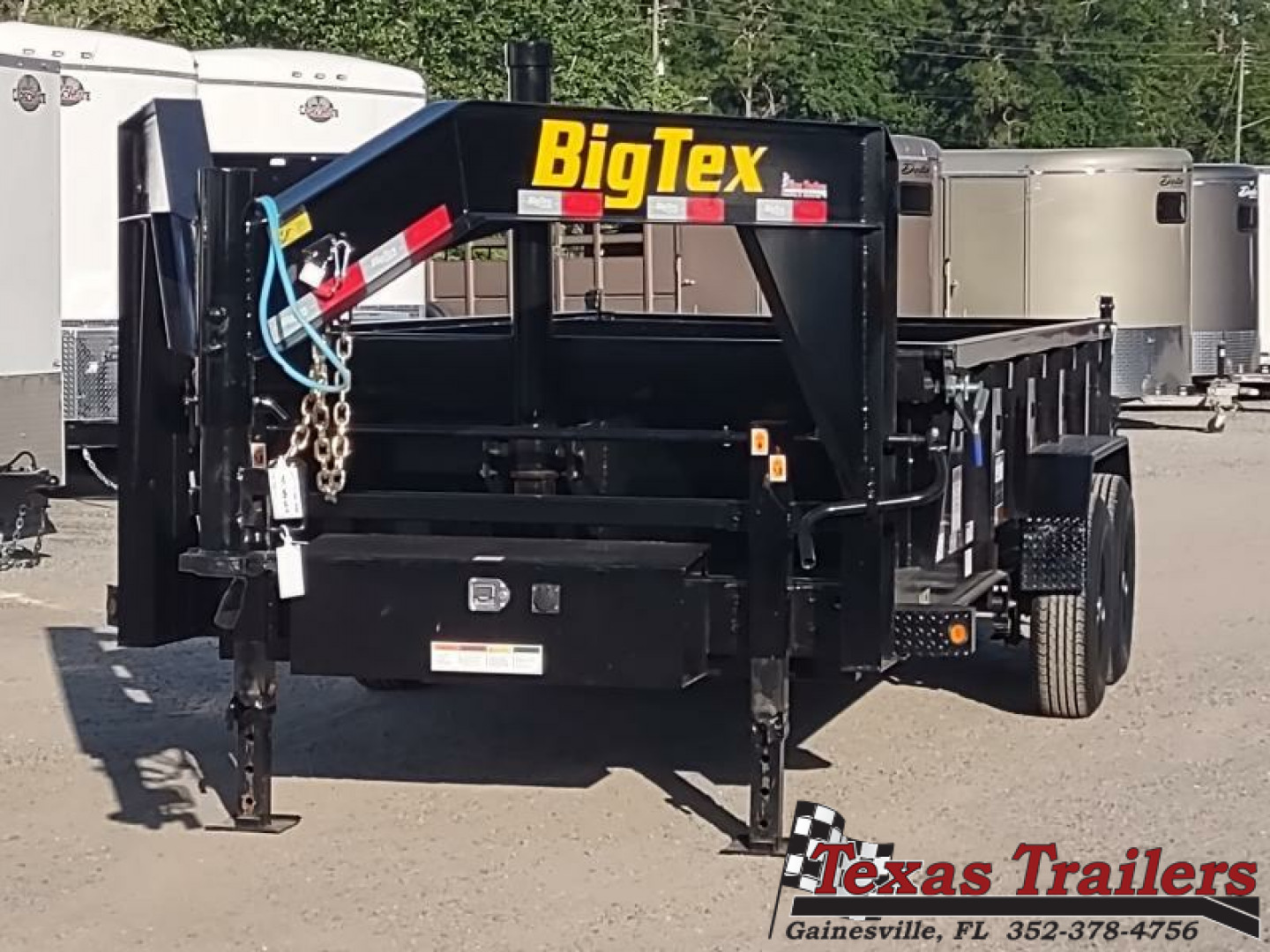 New 14GT-16BK6SIR BIG TEX 7' X 16' DUMP TRAILER W/ 2' SIDES