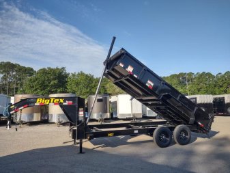 New 14GT-16BK6SIR BIG TEX 7' X 16' DUMP TRAILER W/ 2' SIDES