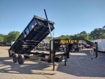 New 14GT-16BK6SIR BIG TEX 7' X 16' DUMP TRAILER W/ 2' SIDES