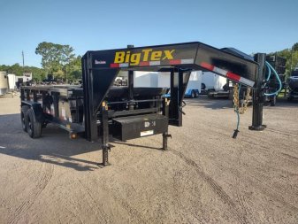 New 14GT-16BK6SIR BIG TEX 7' X 16' DUMP TRAILER W/ 2' SIDES