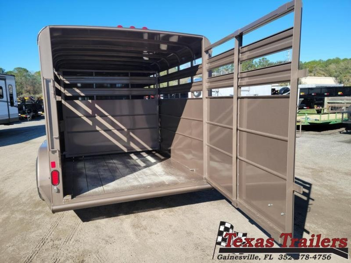 New 500-16 DELTA 6'8" X 16' LIVESTOCK TRAILER