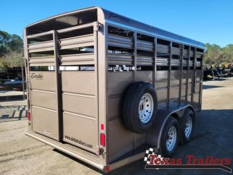 New 500-16 DELTA 6'8" X 16' LIVESTOCK TRAILER