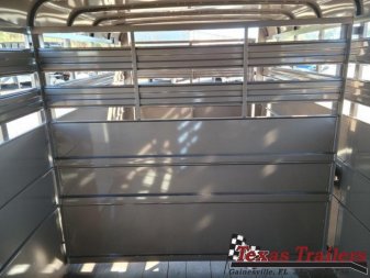 New 500-16 DELTA 6'8" X 16' LIVESTOCK TRAILER