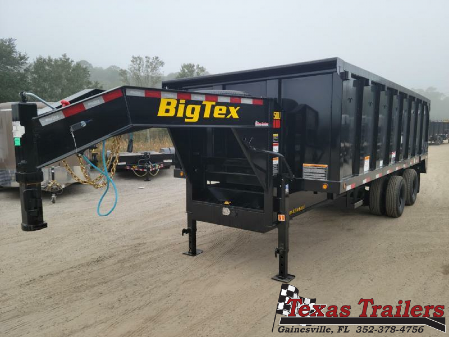 New 25DU-20BK8SIR BIG TEX 8' X 20' DUAL TANDEM GOOSENECK
