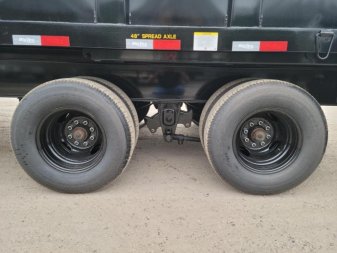 New 25DU-20BK8SIR BIG TEX 8' X 20' DUAL TANDEM GOOSENECK DUMP TRAILER W/ 4' SIDES