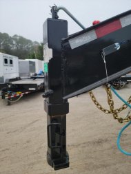 New 25DU-20BK8SIR BIG TEX 8' X 20' DUAL TANDEM GOOSENECK DUMP TRAILER W/ 4' SIDES