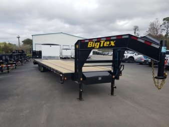 New 16GN-35D5A-MRBK BIG TEX 8.5' X 35' GOOSENECK FLAT BED W/ MEGA RAMPS & FREE SPARE TIRE *NON-CDL*