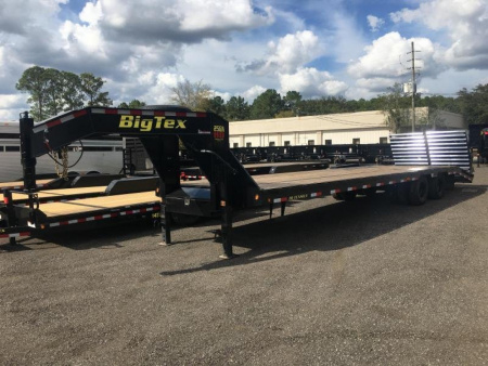 New 25GN-35D5A-MRBK LRE BIG TEX 8.5' X 35' FLATBED TRAILER