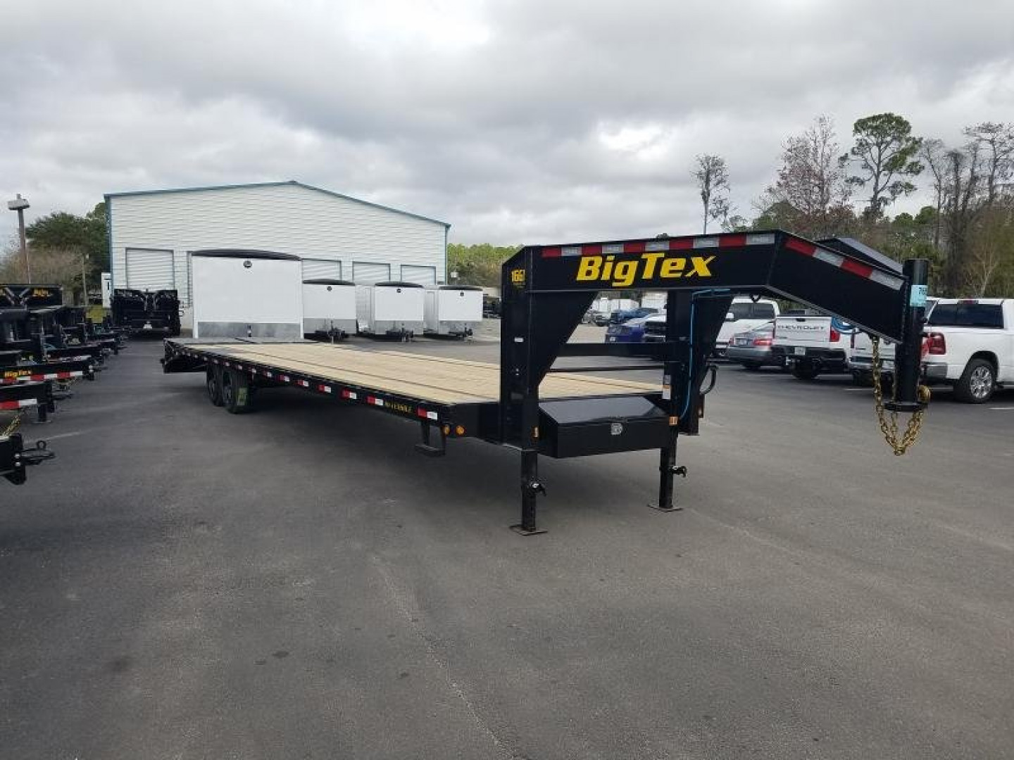 New 16GN-40D5A-MRBK BIG TEX 8.5' X 40' FLATBED TRAILER