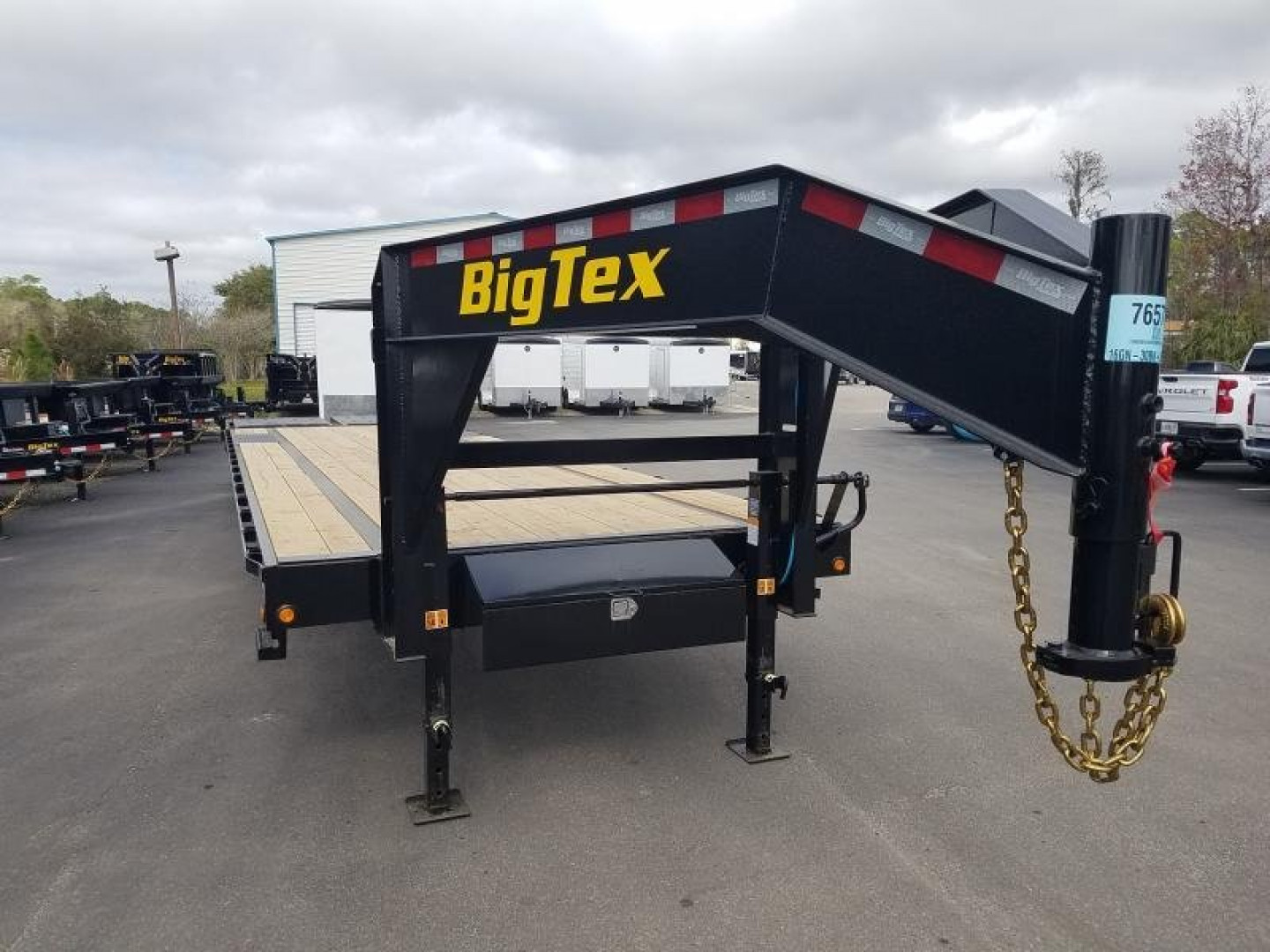 New 16GN-30D5A-MRBK BIG TEX 8.5' X 30' GOOSENECK FLAT BED W/ MEGA RAMPS & FREE SPARE TIRE *NON-CDL*