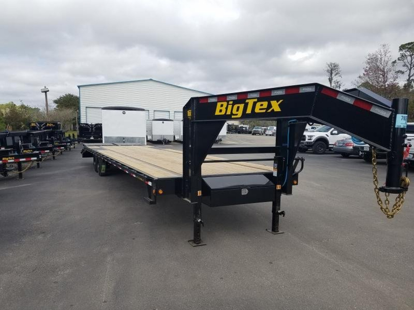 New 16GN-30D5A-MRBK BIG TEX 8.5' X 30' GOOSENECK FLAT BED W/ MEGA RAMPS & FREE SPARE TIRE *NON-CDL*