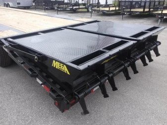 New 16GN-30D5A-MRBK BIG TEX 8.5' X 30' GOOSENECK FLAT BED W/ MEGA RAMPS & FREE SPARE TIRE *NON-CDL*