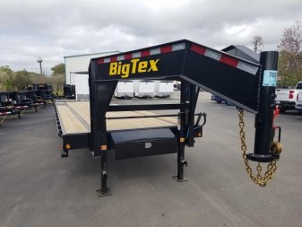 New 16GN-30D5A-MRBK BIG TEX 8.5' X 30' GOOSENECK FLAT BED W/ MEGA RAMPS & FREE SPARE TIRE *NON-CDL*
