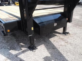 New 16GN-30D5A-MRBK BIG TEX 8.5' X 30' GOOSENECK FLAT BED W/ MEGA RAMPS & FREE SPARE TIRE *NON-CDL*