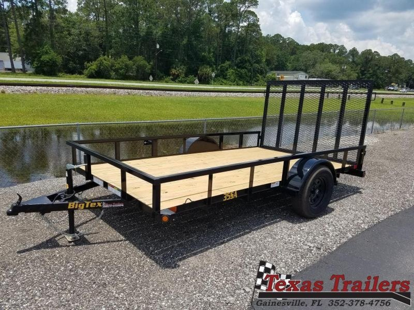 New 35SA-10BK4RG BIG TEX 6'5" X 10' UTILITY TRAILER