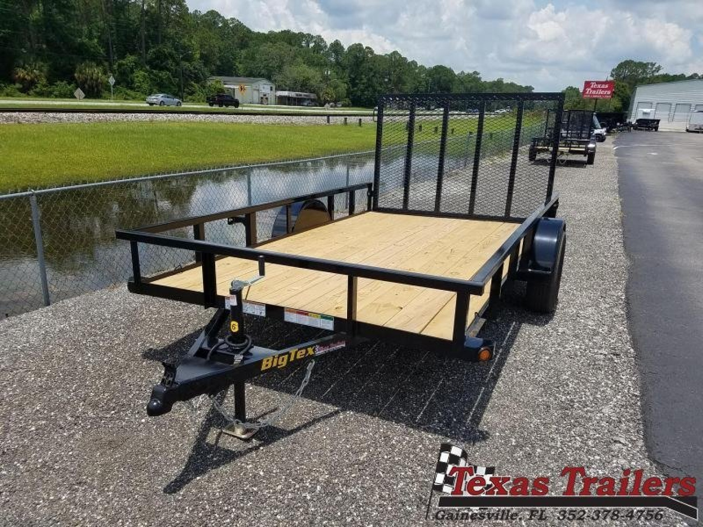 New 35SA-10BK4RG BIG TEX 6'5" X 10' UTILITY TRAILER