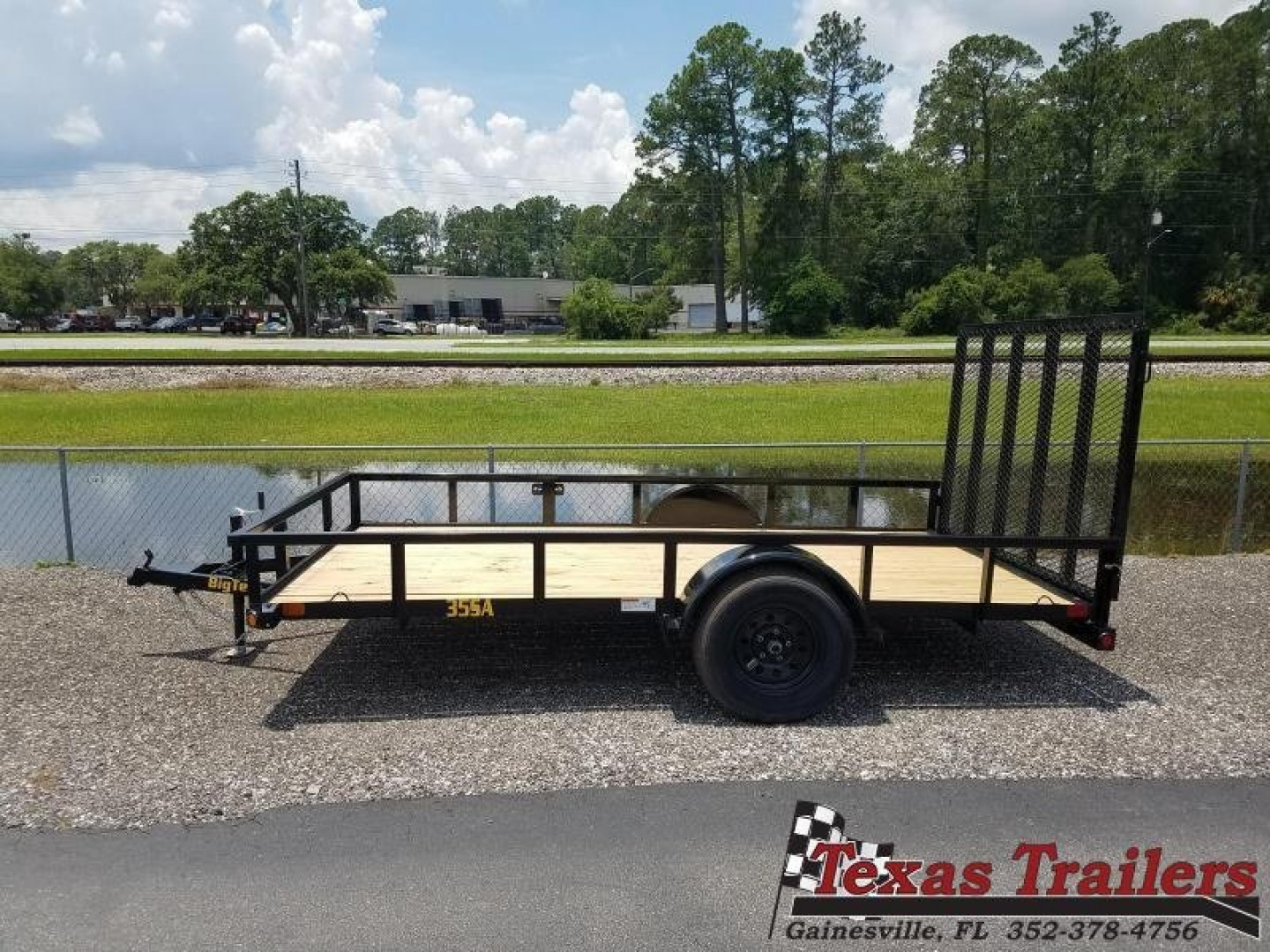 New 35SA-10BK4RG BIG TEX 6'5" X 10' UTILITY TRAILER