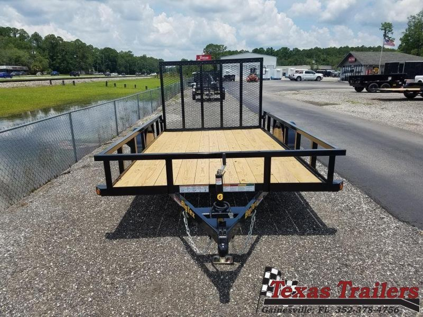 New 35SA-10BK4RG BIG TEX 6'5" X 10' UTILITY TRAILER