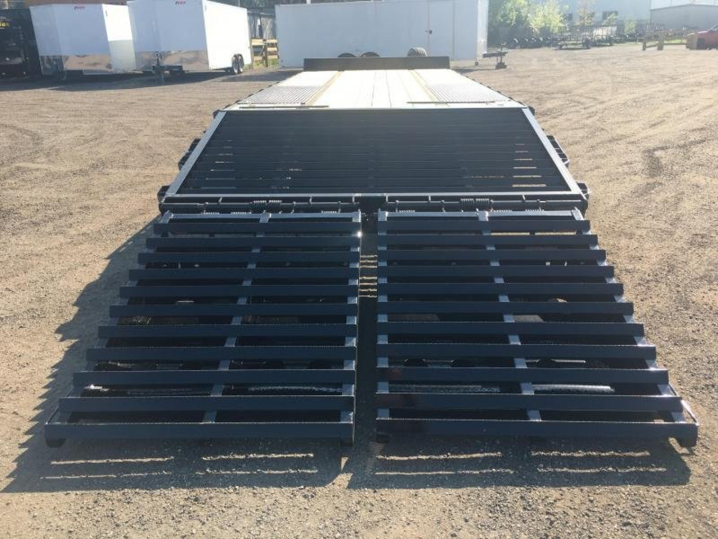 New 25PH-20BK+5MR BIG TEX 8.5' X 25' FLATBED TRAILER W/ MEGA RAMPS & LOAD RANGE E 10-PLY TIRES