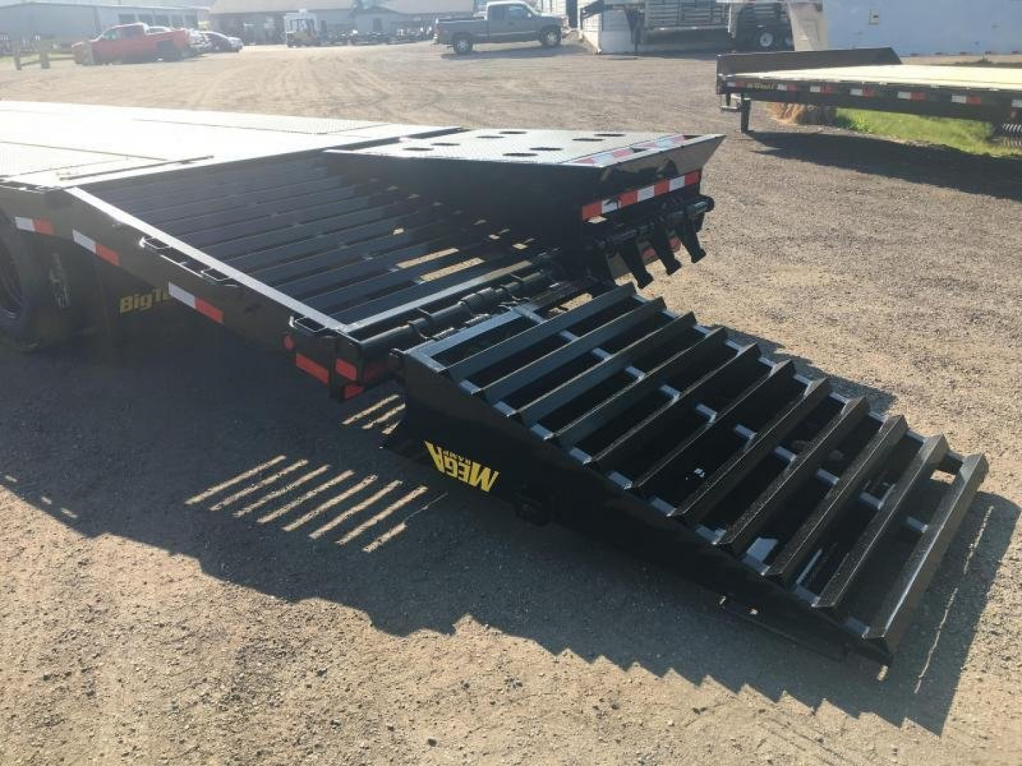 New 25PH-20BK+5MR BIG TEX 8.5' X 25' FLATBED TRAILER W/ MEGA RAMPS & LOAD RANGE E 10-PLY TIRES