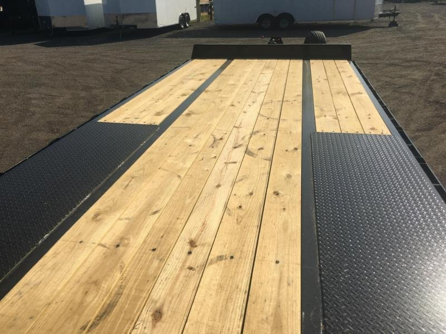 New 25PH-20BK+5MR BIG TEX 8.5' X 25' FLATBED TRAILER W/ MEGA RAMPS & LOAD RANGE E 10-PLY TIRES